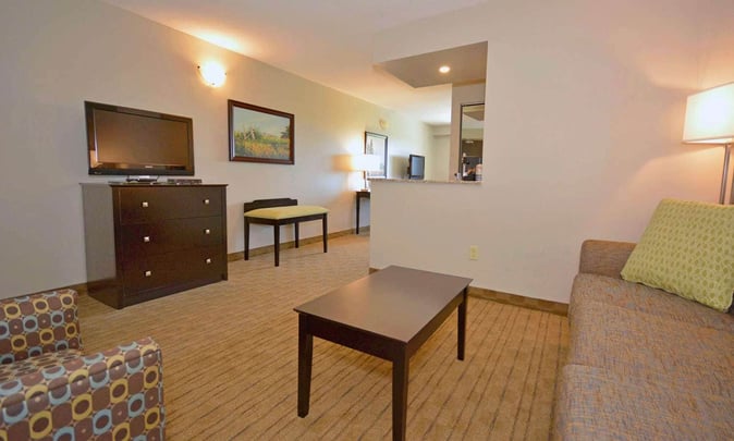 Queen Bed Mini Suite