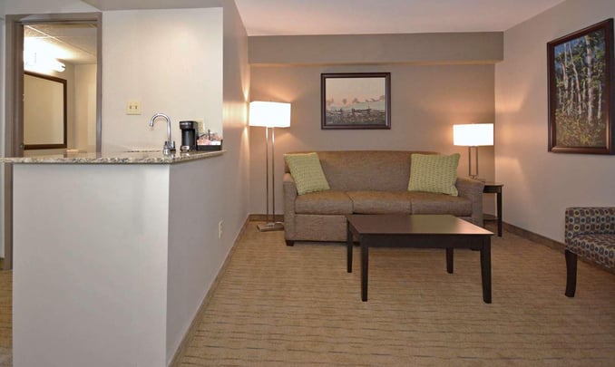 Queen Bed Mini Suite