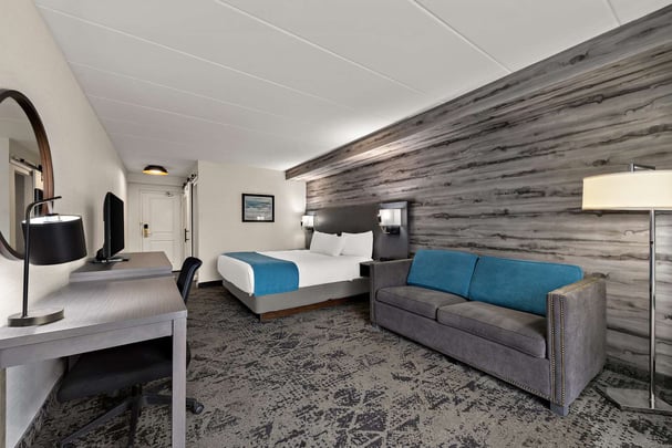 King Room With Sofa Bed & Balcony | Walk In Shower