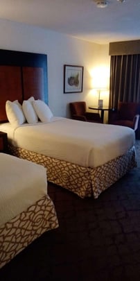 2 Double Beds with River View