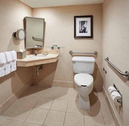 ADA Mobility Accessible Guest Bathroom