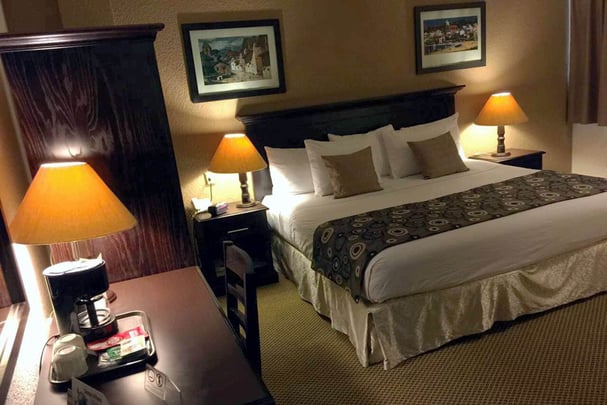 Standard room with a king bed