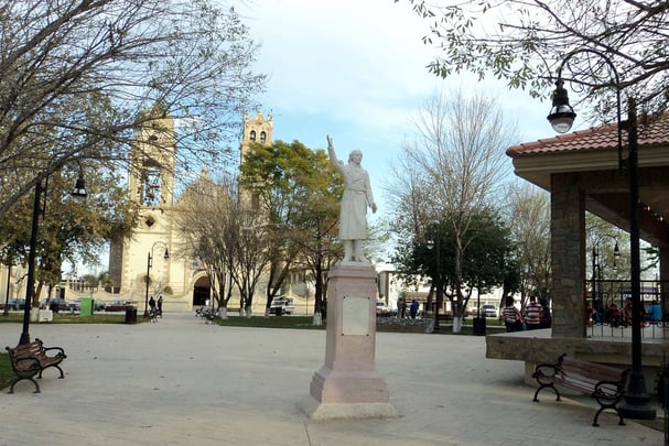 Main square of Cadereyta