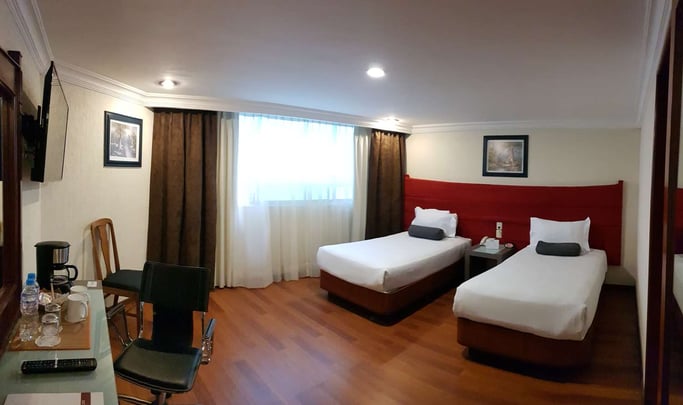 GUEST ROOM TWO SINGLE BED