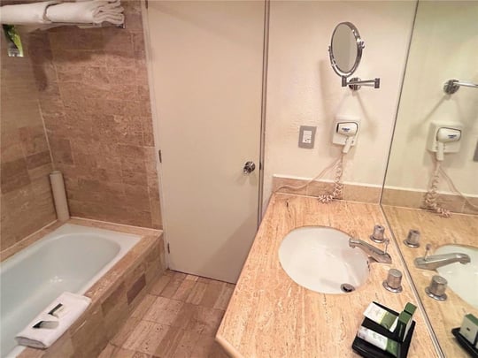 One King Bed Standard Bathroom