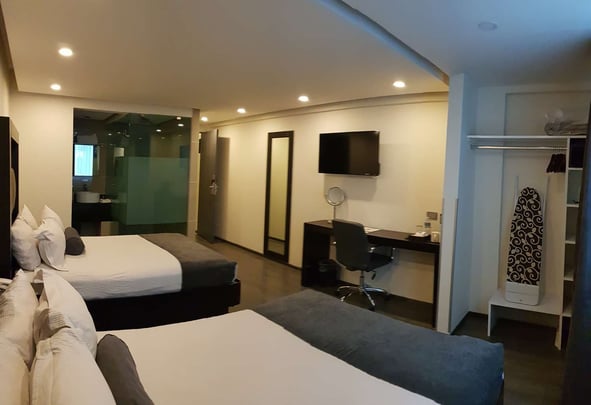 Guest Room with Two Double Beds