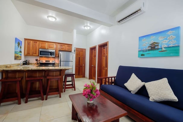 Living room of standard room with garden view