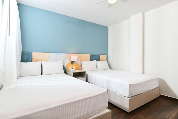 Two Double Bed & Sofabed