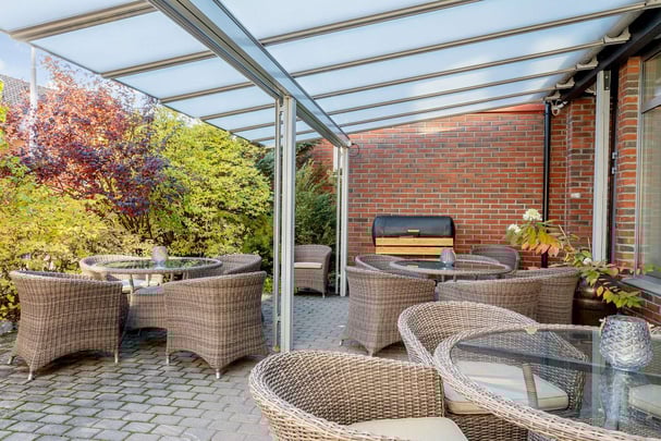 Gyldenlove outdoor sitting area