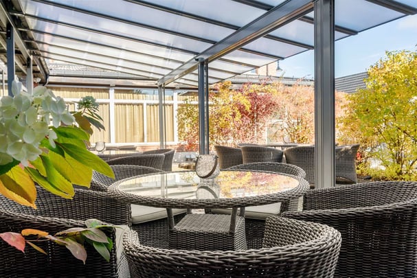 Gyldenlove outdoor sitting area