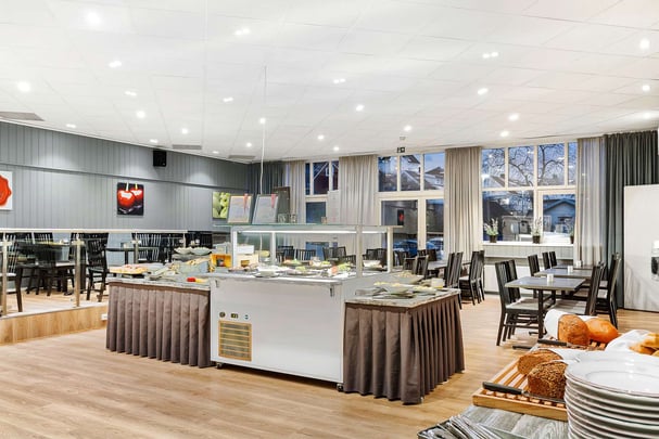 Tingvold park breakfast area