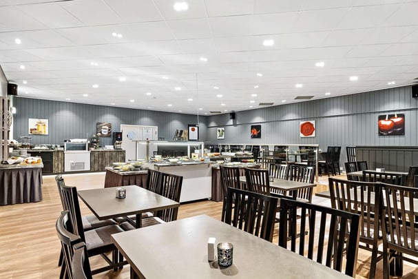 Tingvold park breakfast area