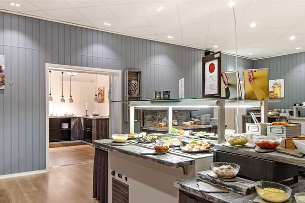 Tingvold park breakfast area