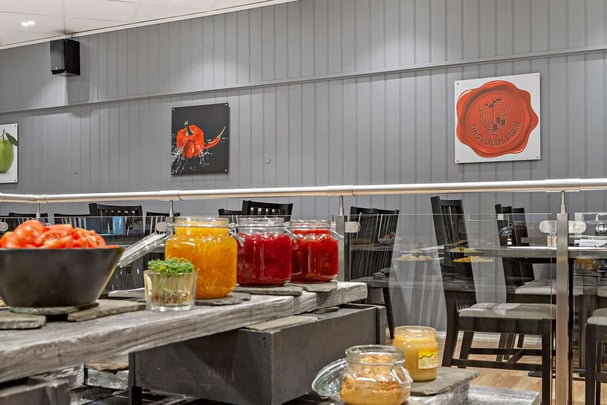 Tingvold Park Breakfast buffet