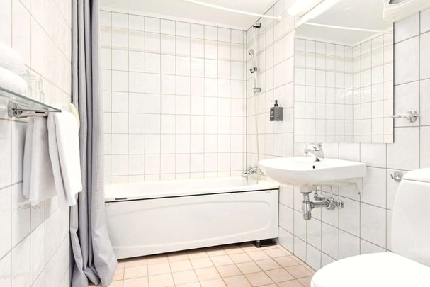 Ole Tobias bathroom family