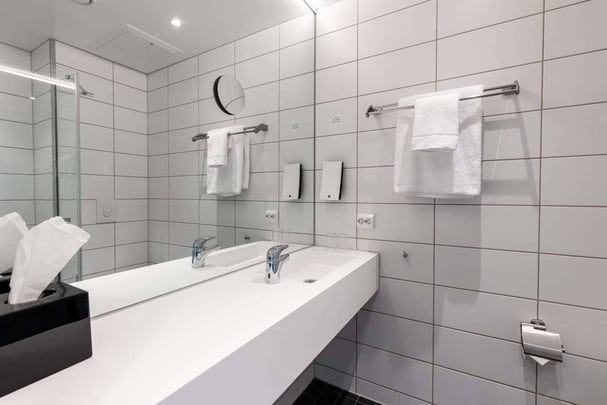Oslo Airport bathroom