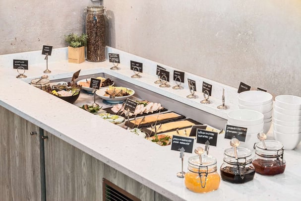 Saga breakfast buffet