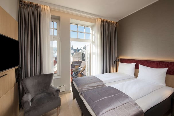 Bergen Harbour Standard Twin bedroom