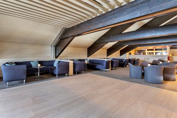 Event facility with a bar