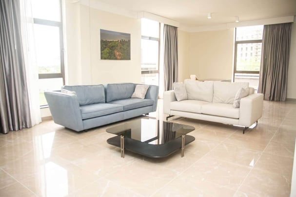 Double residence living room