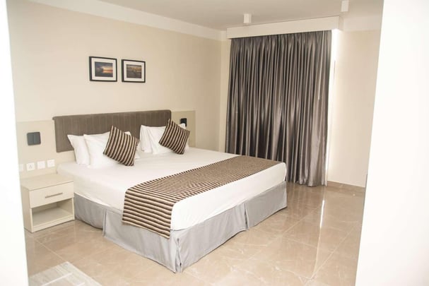 Double residence bedroom