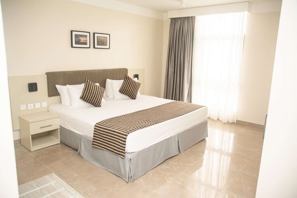 Double residence bedroom