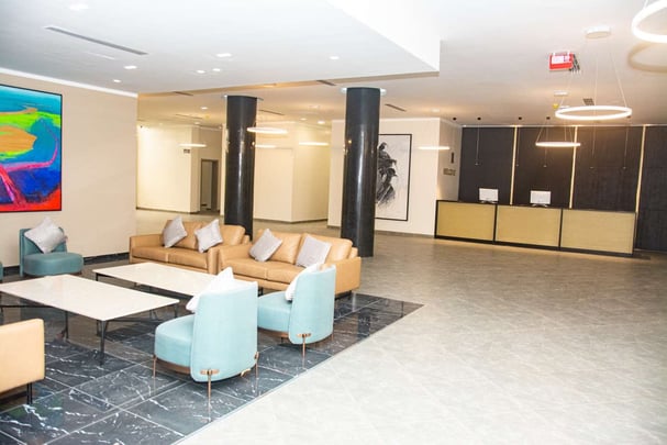 Lobby with front desk