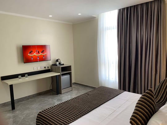 Presidential suite bedroom