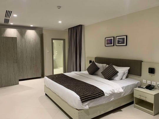 Penthouse suite bedroom