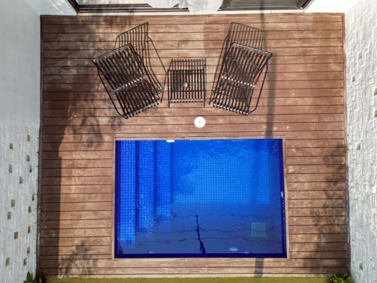 Family With Private Pool