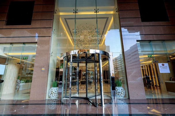 Hotel's main entrance