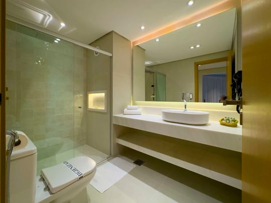 Premium One King Bed Hidro Bathroom