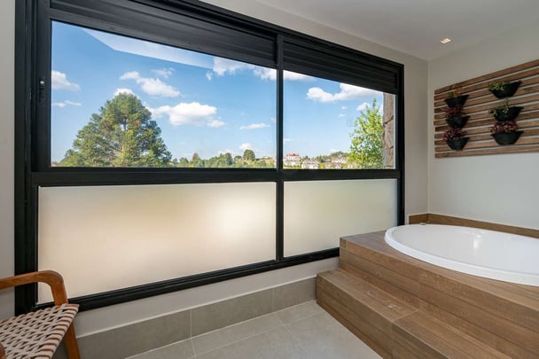 Balcony with private jacuzzi