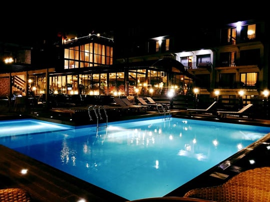 Pool at Night