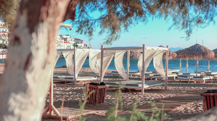 Chryssi Akti Beachfront with Sunbeds