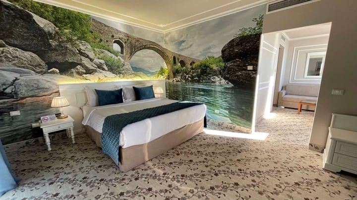 Junior Suite with 1 King 2 Single Beds and Sea View