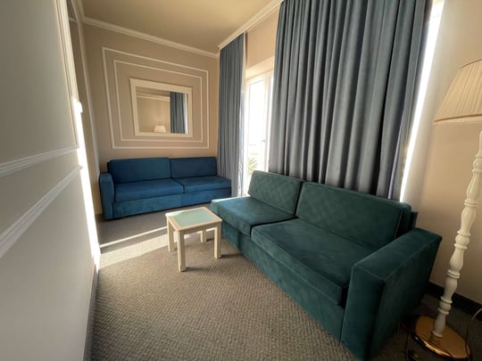 Junior Suite with 1 King 2 Single Beds and Balcony Sea View