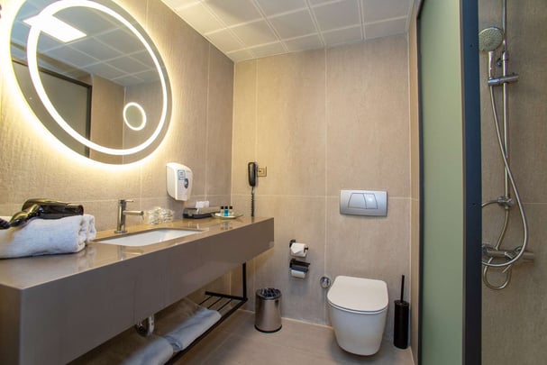 Deluxe room bathroom