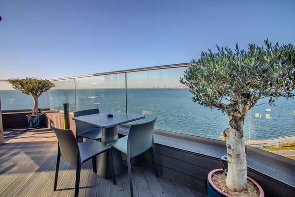 The Roof Brasserie Breakfast Lunch dinner terrace