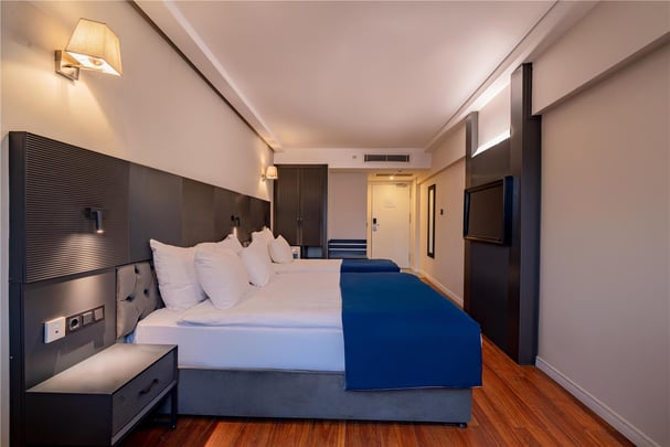 Double and a single room