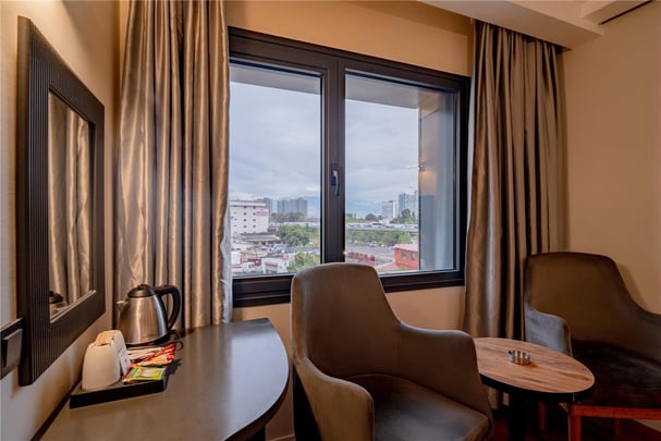 Double and a single room