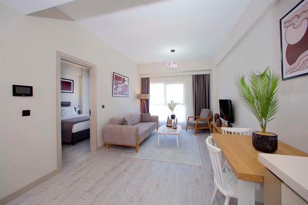 Superior apartment with a king bed