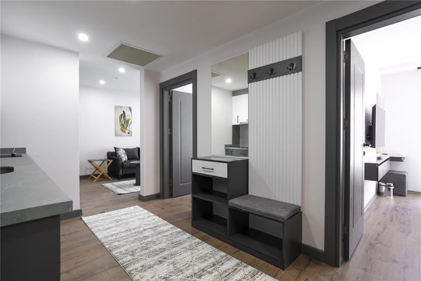 Kitchen 2 Bedroom Suite