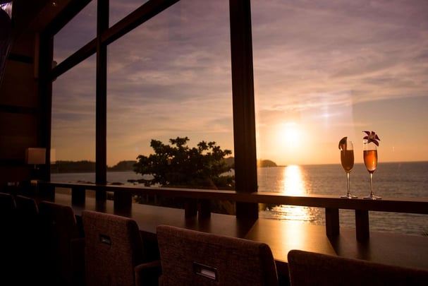 Sunset at Restaurant