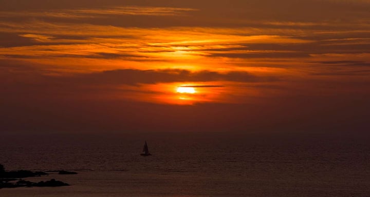 Sun Set at Kouki Beach