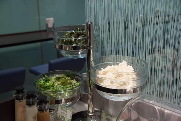 Buffet Line Salad Area