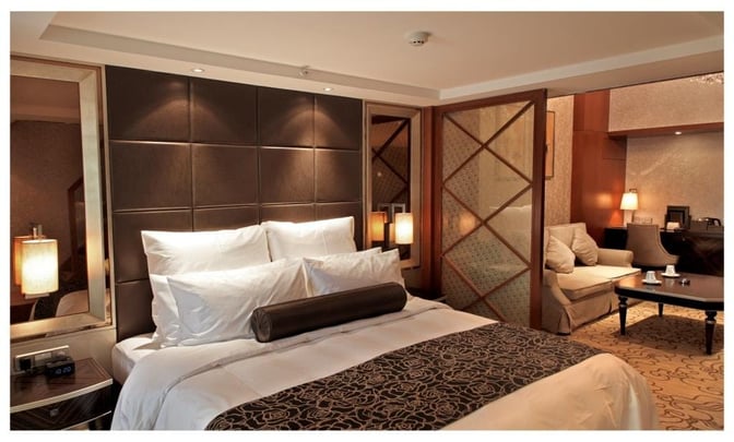 Bedroom of Business Loft