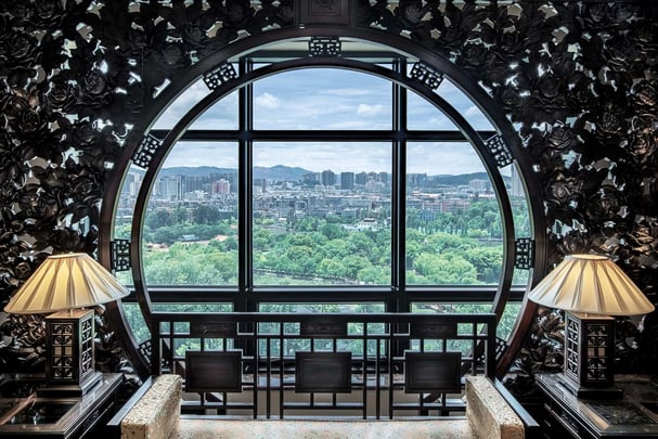 View from Executive Suite Living Area