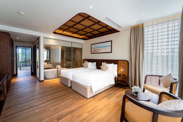 Luxury Villa Twin Bedroom