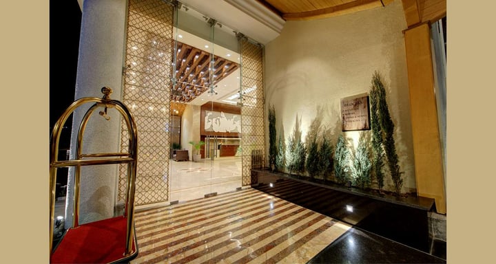 Hotel Lobby Entrance